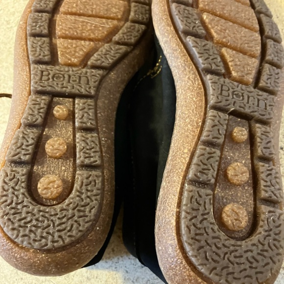 Casual Black Leather Loafers for Women size 6.5 by Born w rubber Soel NWOT - Picture 4 of 4